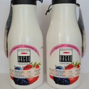 Aquolina Bath / Shower Gel (Wild Fruits) 250ml Each (2 Bottle Set)
